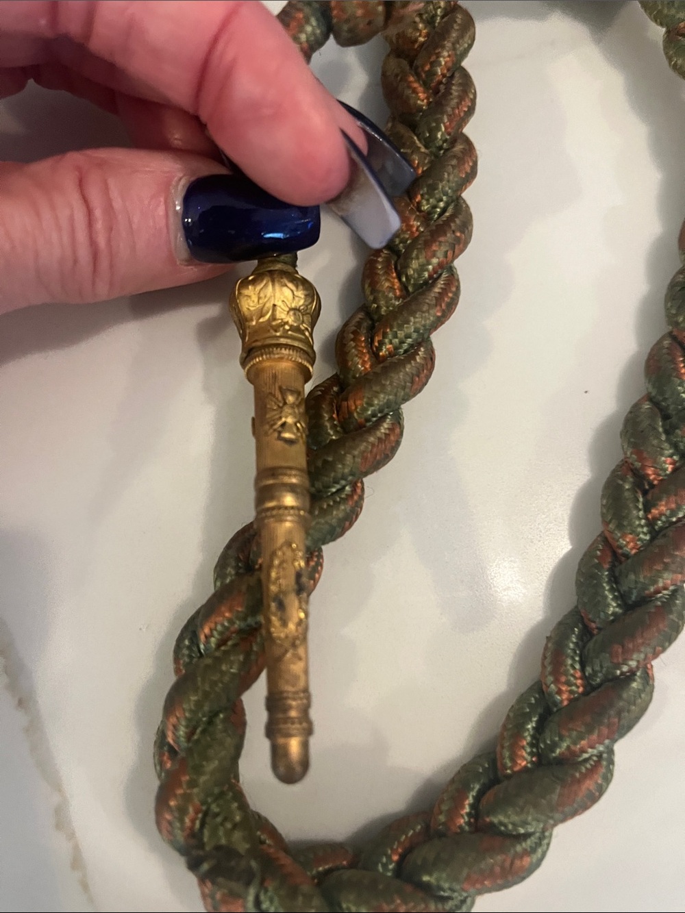 Vintage French Fourragère (shoulder cord or lanyard) WW2 - Picture 2 of 4